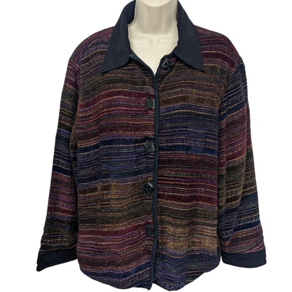 New Direction Vintage Tapestry Jacket Sz XL - Picture 1 of 11